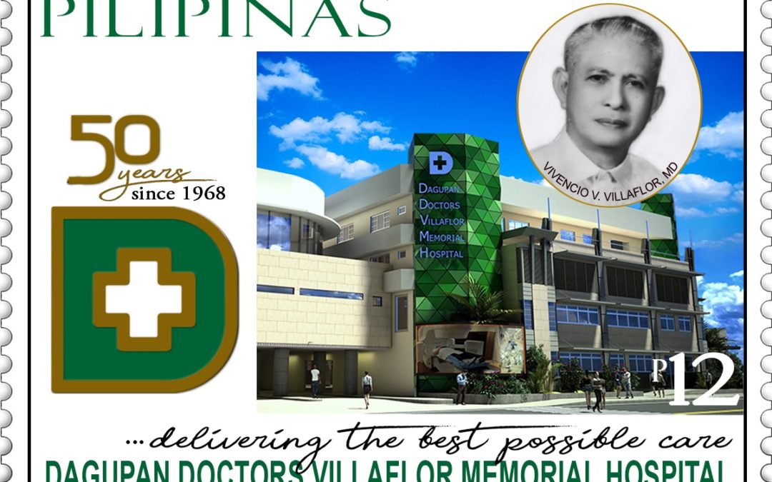 PHLPost Releases Dagupan Doctors Villaflor Memorial Hospital 50th Anniversary Stamps